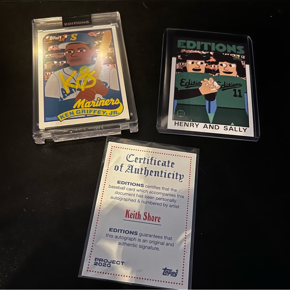 Topps Project 2020 Ken Griffey Jr. Signed Keith Shore 42/50